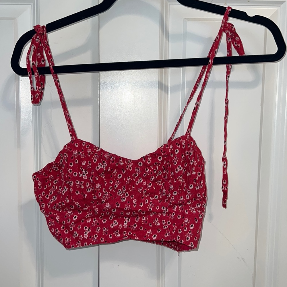 Princess Polly tie cropped-tank